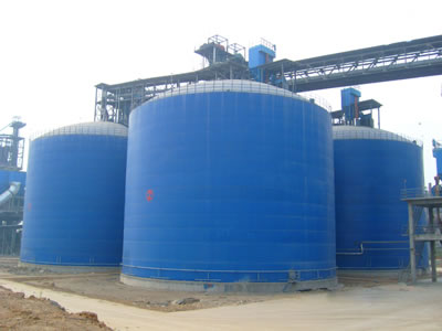 英德水泥钢板库改造