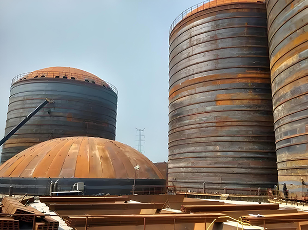 英德焦粉钢板仓